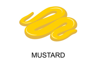 Mustard icon, isometric style