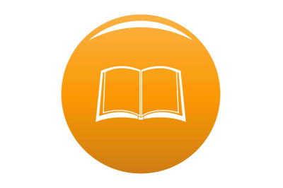 Book university icon vector orange