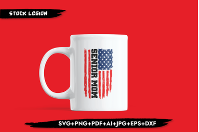 USA Senior Mom SVG