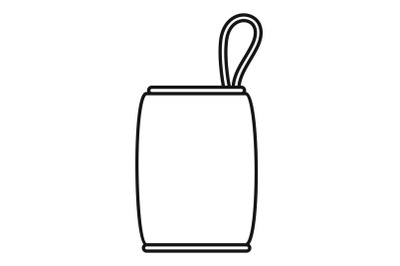 Protect bag icon, outline style