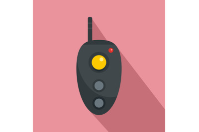 Remote controller icon, flat style