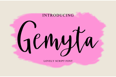 Gemyta Script Font