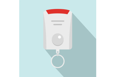 Signal house icon, flat style