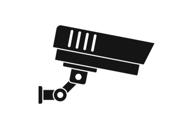 Outdoor security icon, simple style