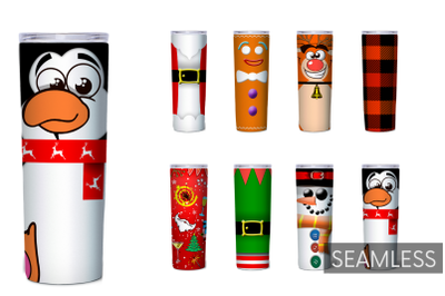 Christmas Tumbler Sublimation Bundle