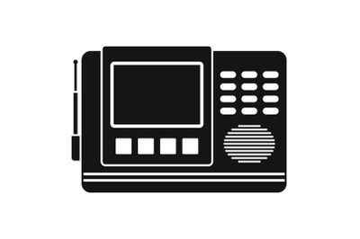 House intercom icon, simple style