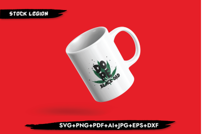 Dope Black Dad Weed SVG