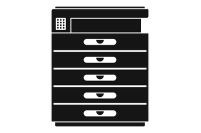 Xerox icon, simple style