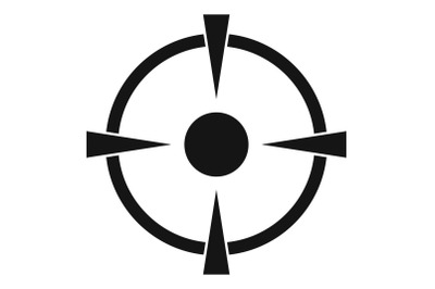 Reticle target icon, simple style