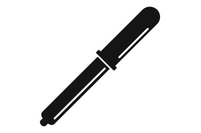 Medicine pipette icon, simple style