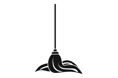 Mop icon, simple style