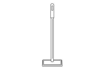 Sponge mop icon, outline style