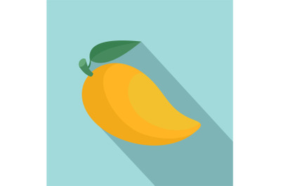 Mango icon, flat style
