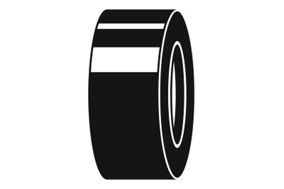 Scotch roll icon, simple style