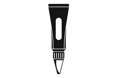 Glue tube icon, simple style
