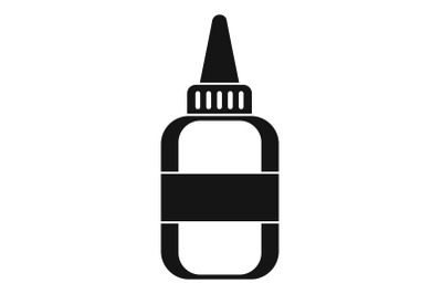 Water glue bottle icon, simple style