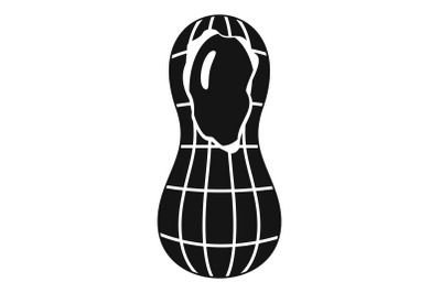 Peanut icon, simple style