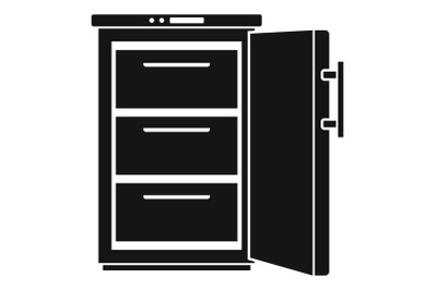 Refrigerator icon, simple style