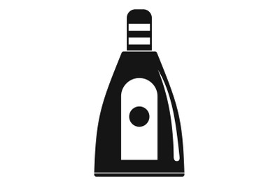 Uv bottle icon, simple style