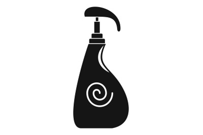 Sunscreen dispenser icon, simple style