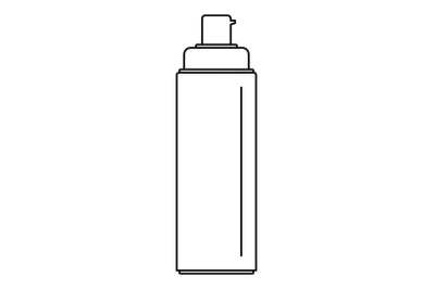 Sunscreen lotion icon, outline style