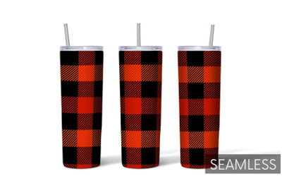 Buffalo Plaid Tumbler Sublimation