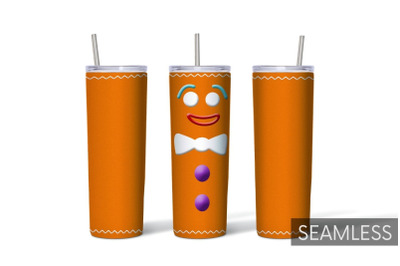 Gingerbread Man Tumbler Sublimation