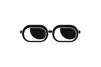 Sun glasses icon, simple style