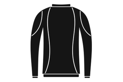 Thermo clothes icon, simple style