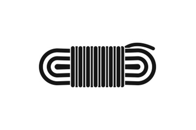 Rope icon, simple style