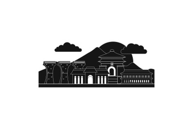 Welcome Taiwan icon, simple style