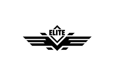Elite force logo, simple style