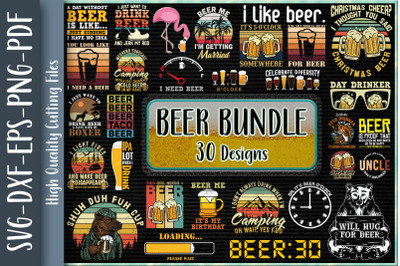 Beer Lover Bundle. 30 Designs