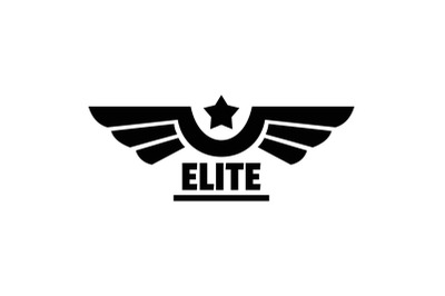 Elite logo, simple style
