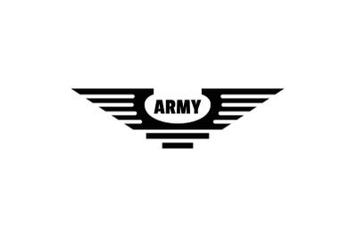 Army logo, simple style