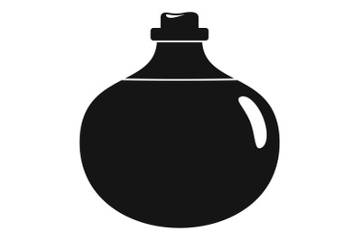 Aloe liquid icon, simple style