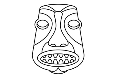 Hawaii idol icon, outline style