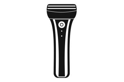 Electric razor icon, simple style
