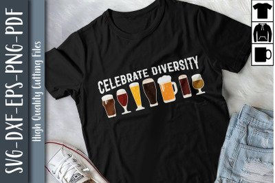 Celebrate Diversity Craft Beer Drinking