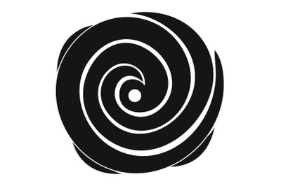 Hurricane icon, simple style