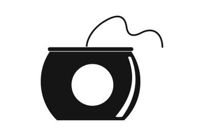 Floss box icon, simple style