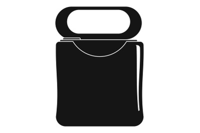 Medical floss icon, simple style