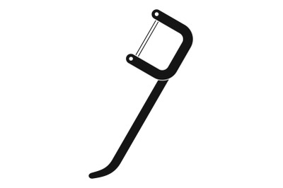 Dental pick icon, simple style