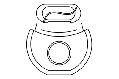 Floss open box icon, outline style