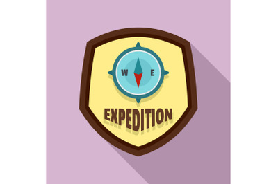 Expedition logo, flat style