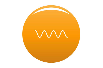 Equalizer electronic icon vector orange