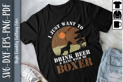 Boxer Dad Father&#039;s Day Dog Lover Beer