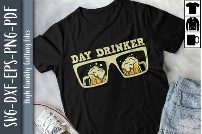 Mens Beer for Men Day Drinking Party Tee