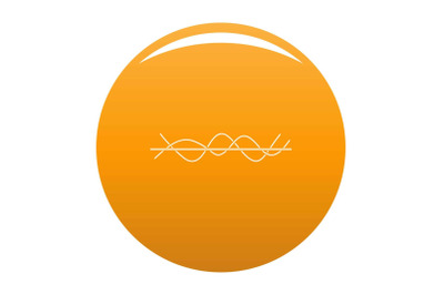 Equalizer effect record icon vector orange