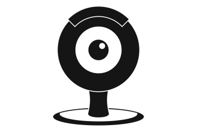 Web camera icon, simple style